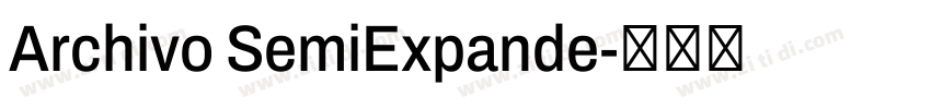 Archivo SemiExpande字体转换